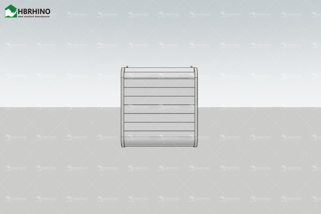 40ft Double Door Metal Carving Board Apple Cabin House