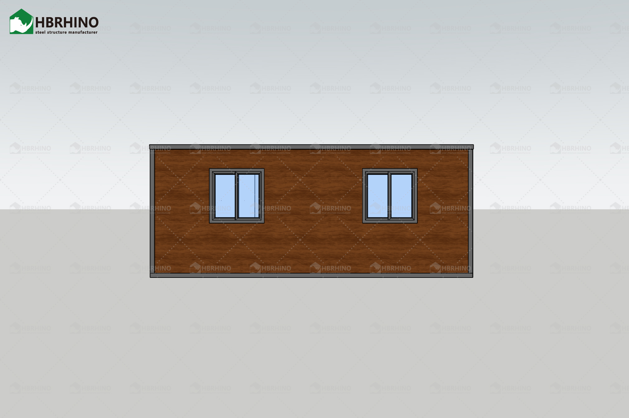 20 ft black frame, black chicken wing wood exterior wall panel, extended container house, office, homestay, living