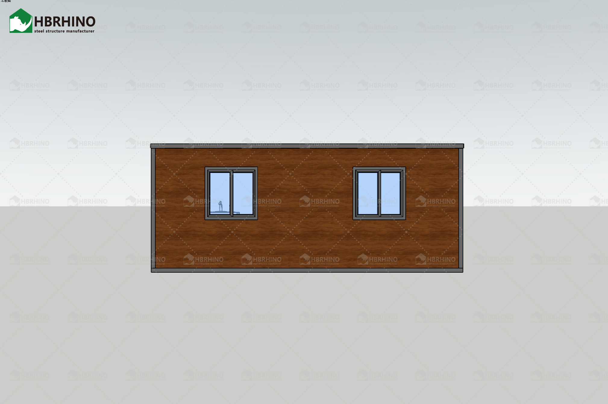 20 ft black frame, black chicken wing wood exterior wall panel, extended container house, office, homestay, living