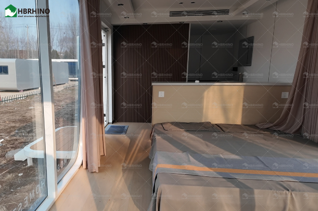 Vessel Space Capsule House E5 Modular Building Cabin Space Capsule House Luxury Prefab House Sun Room