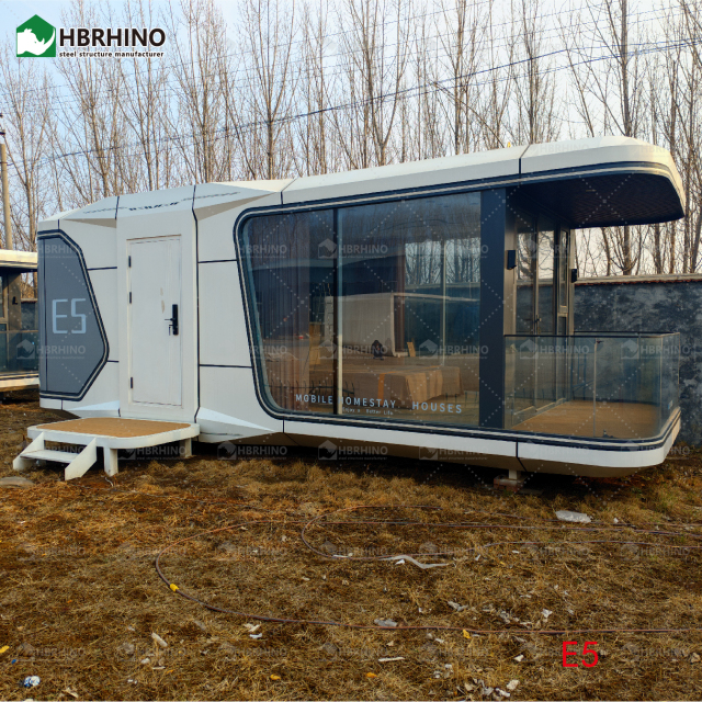 Vessel Space Capsule House E5 Modular Building Cabin Space Capsule House Luxury Prefab House Sun Room