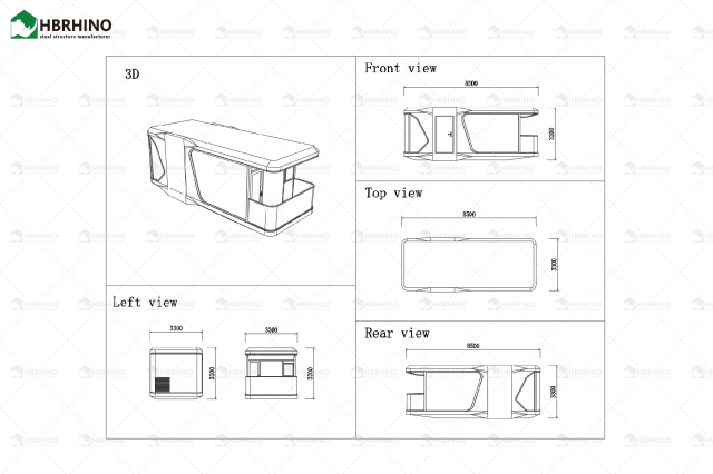 Vessel Space Capsule House E5 Modular Building Cabin Space Capsule House Luxury Prefab House Sun Room
