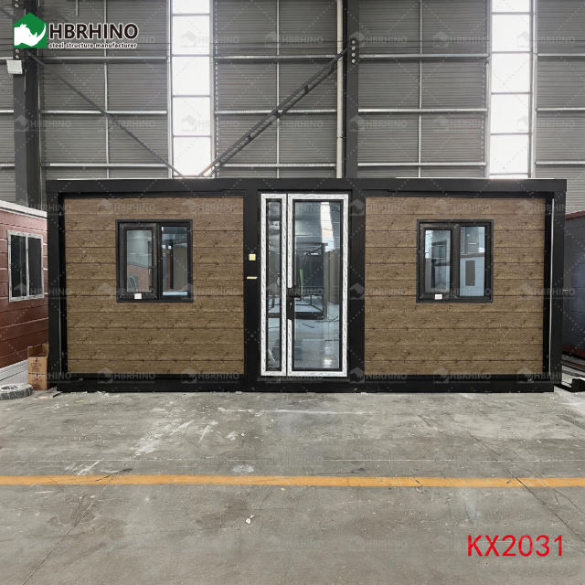 20ft Flat Top Carved Panel Expansion Container House