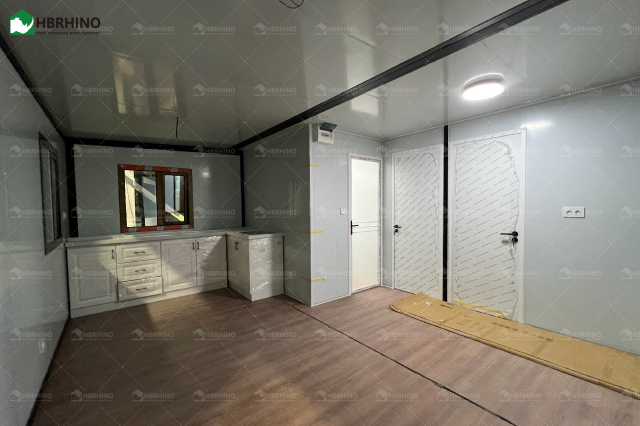 20ft Flat Top Carved Panel Expansion Container House