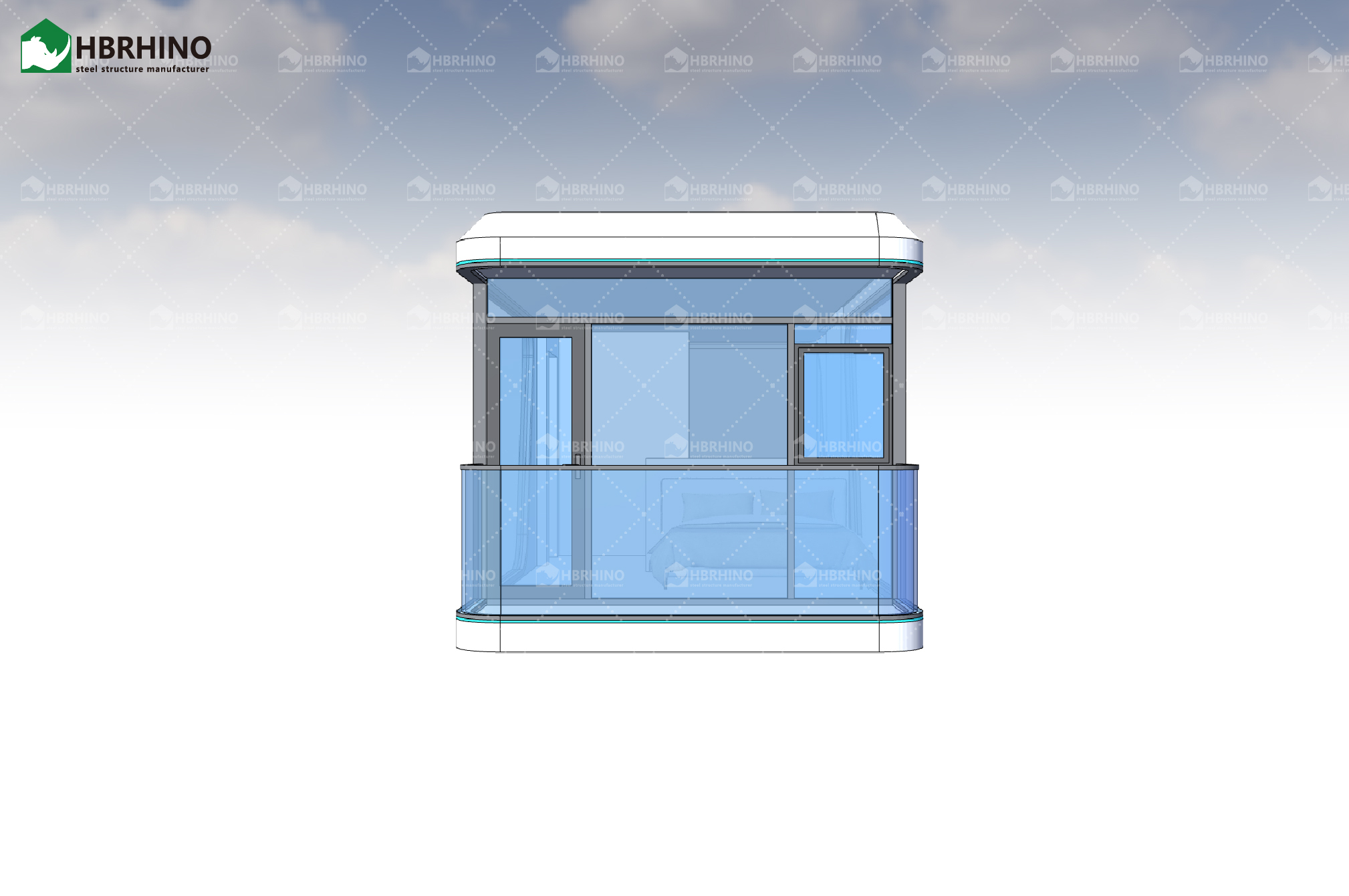 Vessel Space Capsule House E5 Modular Building Cabin Space Capsule House Luxury Prefab House Sun Room