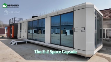 E2-model mobile spacecraft camping site intelligent integration prefabricated homestay