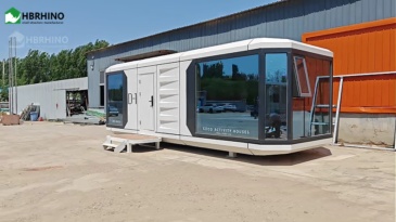 D1-Prefabricated portable luxury movable modular container campsite mobile home hotel intelligent space capsule house