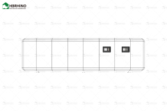 E2-model mobile spacecraft camping site intelligent integration prefabricated homestay
