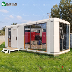 E1-Modern Prefabricated Space Capsule House, Insulated Mobile Homestay Pod for Scenic Resorts