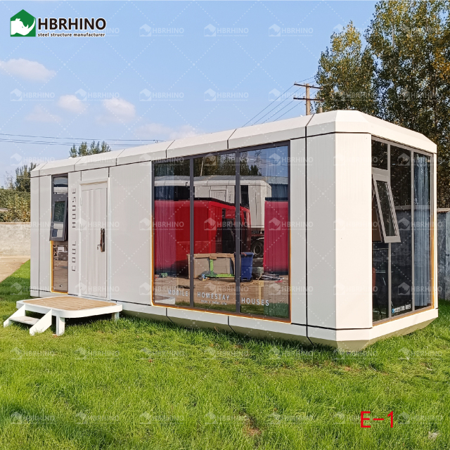 E1-Modern Prefabricated Space Capsule House, Insulated Mobile Homestay Pod for Scenic Resorts