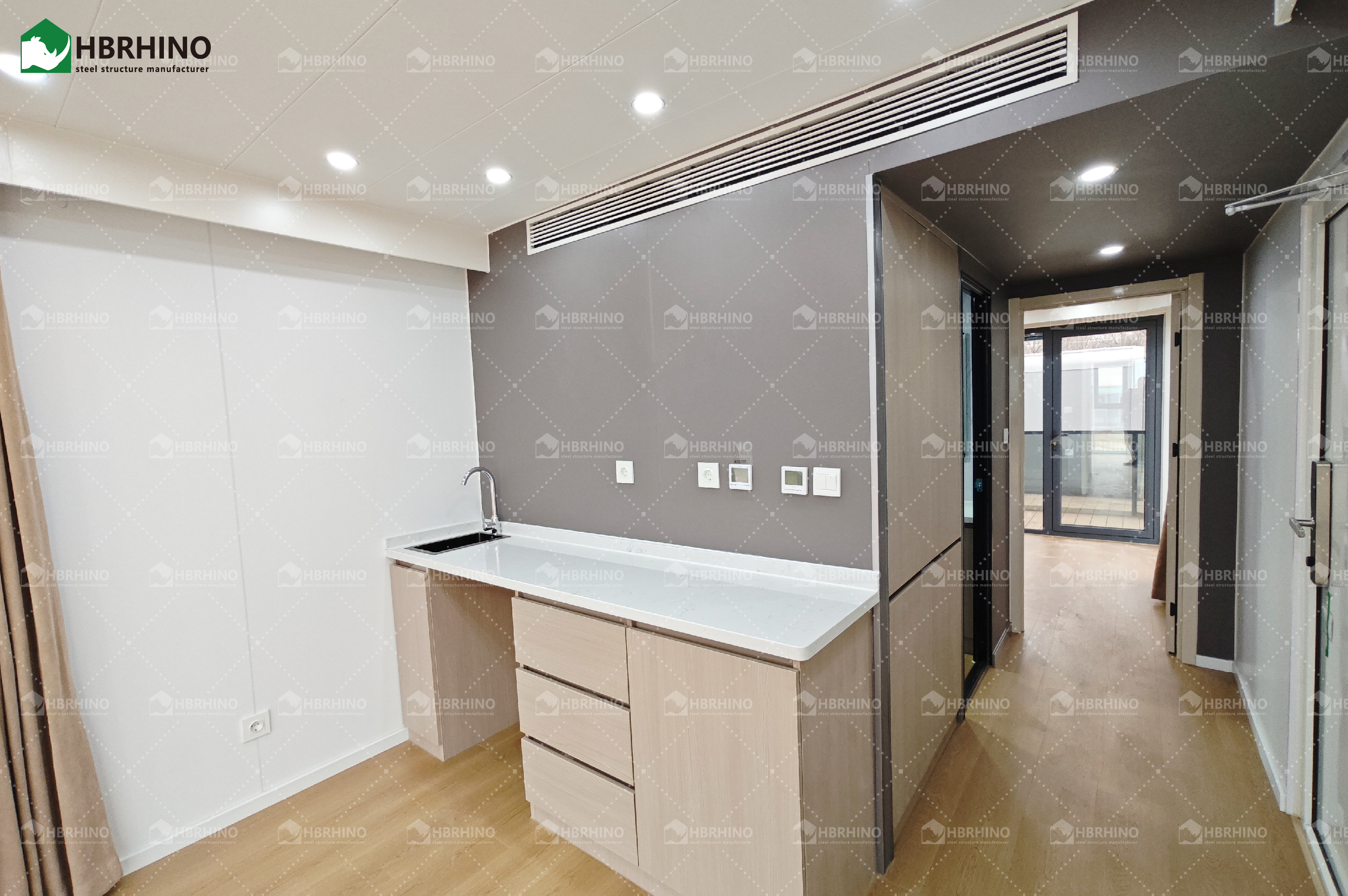 D3-Modern Prefab Space Capsule House, Spacious Mobile Living Pod for Resort Accommodation