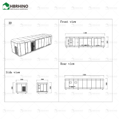 E2-model mobile spacecraft camping site intelligent integration prefabricated homestay