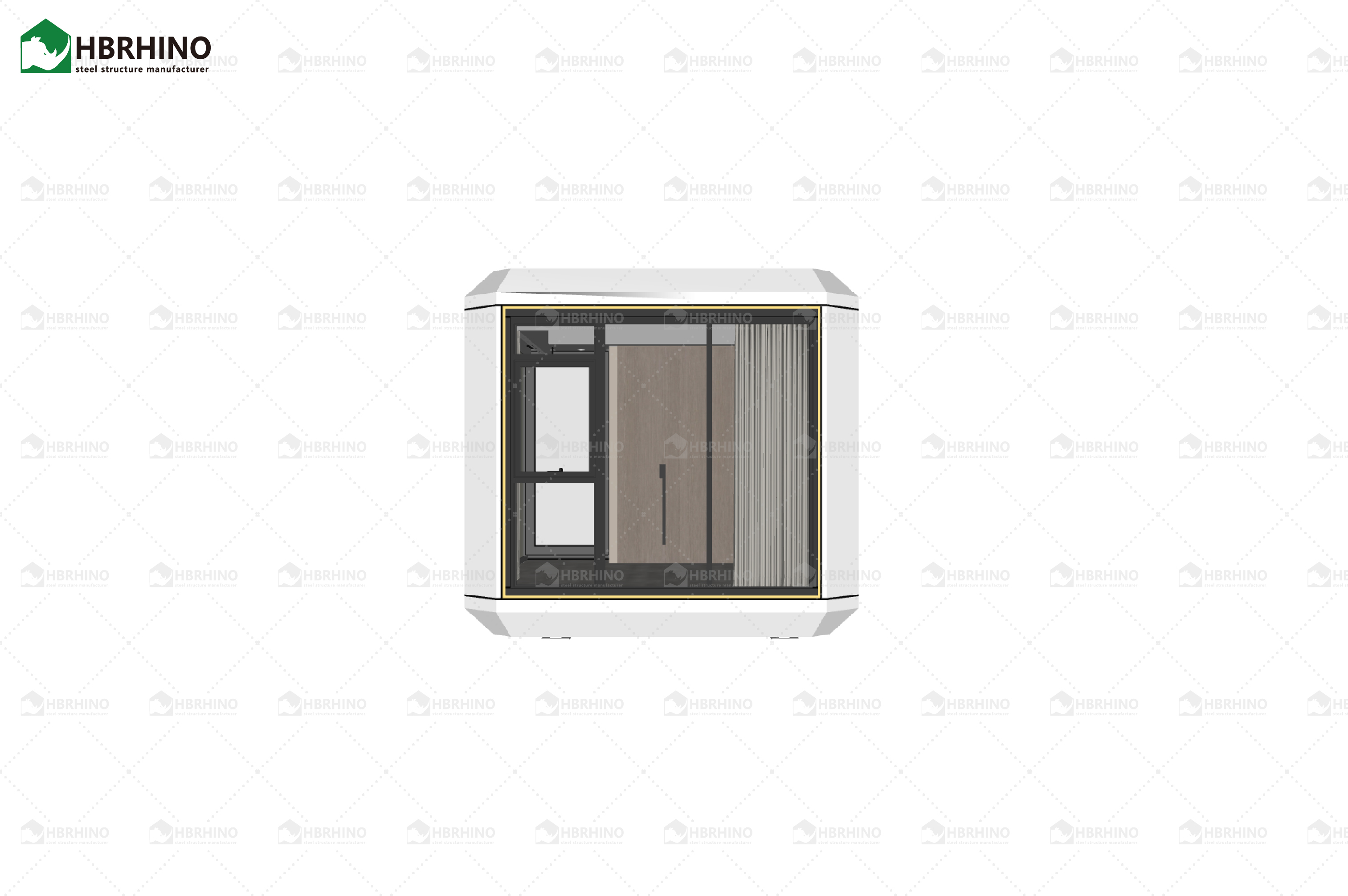 E2-model mobile spacecraft camping site intelligent integration prefabricated homestay