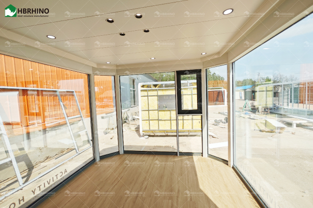 D1-Prefabricated portable luxury movable modular container campsite mobile home hotel intelligent space capsule house