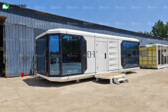 D1-Prefabricated portable luxury movable modular container campsite mobile home hotel intelligent space capsule house