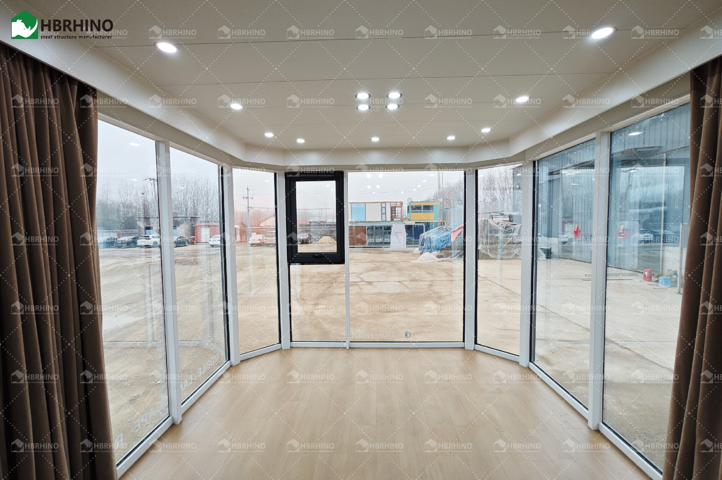 D3-Modern Prefab Space Capsule House, Spacious Mobile Living Pod for Resort Accommodation