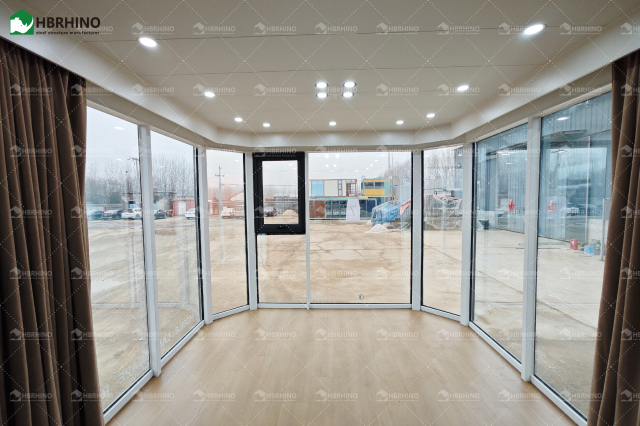 D3-Modern Prefab Space Capsule House, Spacious Mobile Living Pod for Resort Accommodation