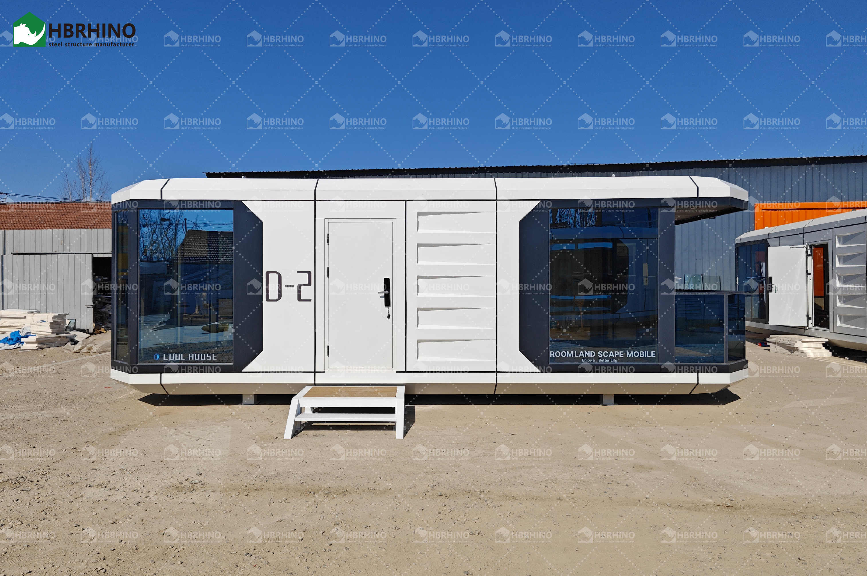 D2- Portable Thermal Insulation and Anti Corrosion Customized Cabin Pod Modern Unit Prefabricated Mobile Home Luxury Intelligent Space Cabin Villa