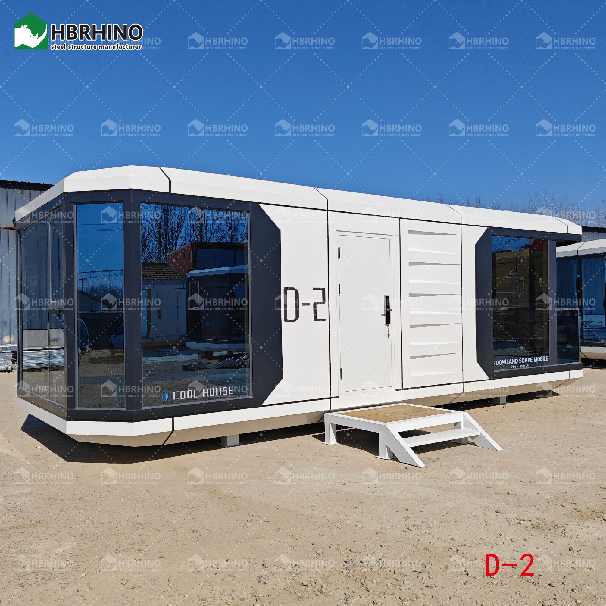 D2- Portable Thermal Insulation and Anti Corrosion Customized Cabin Pod Modern Unit Prefabricated Mobile Home Luxury Intelligent Space Cabin Villa