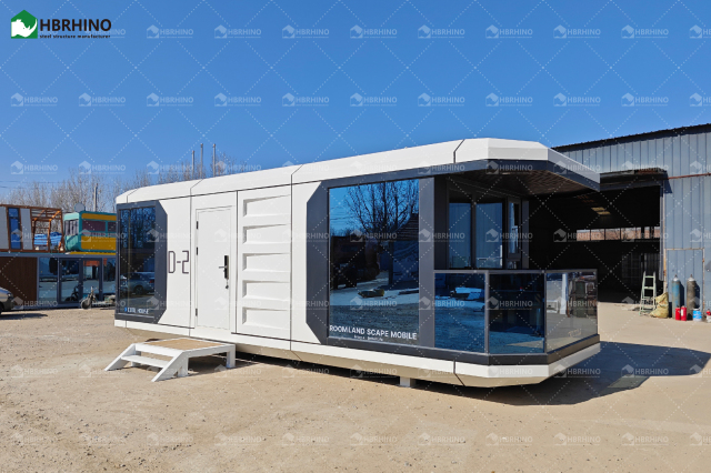 D2- Portable Thermal Insulation and Anti Corrosion Customized Cabin Pod Modern Unit Prefabricated Mobile Home Luxury Intelligent Space Cabin Villa