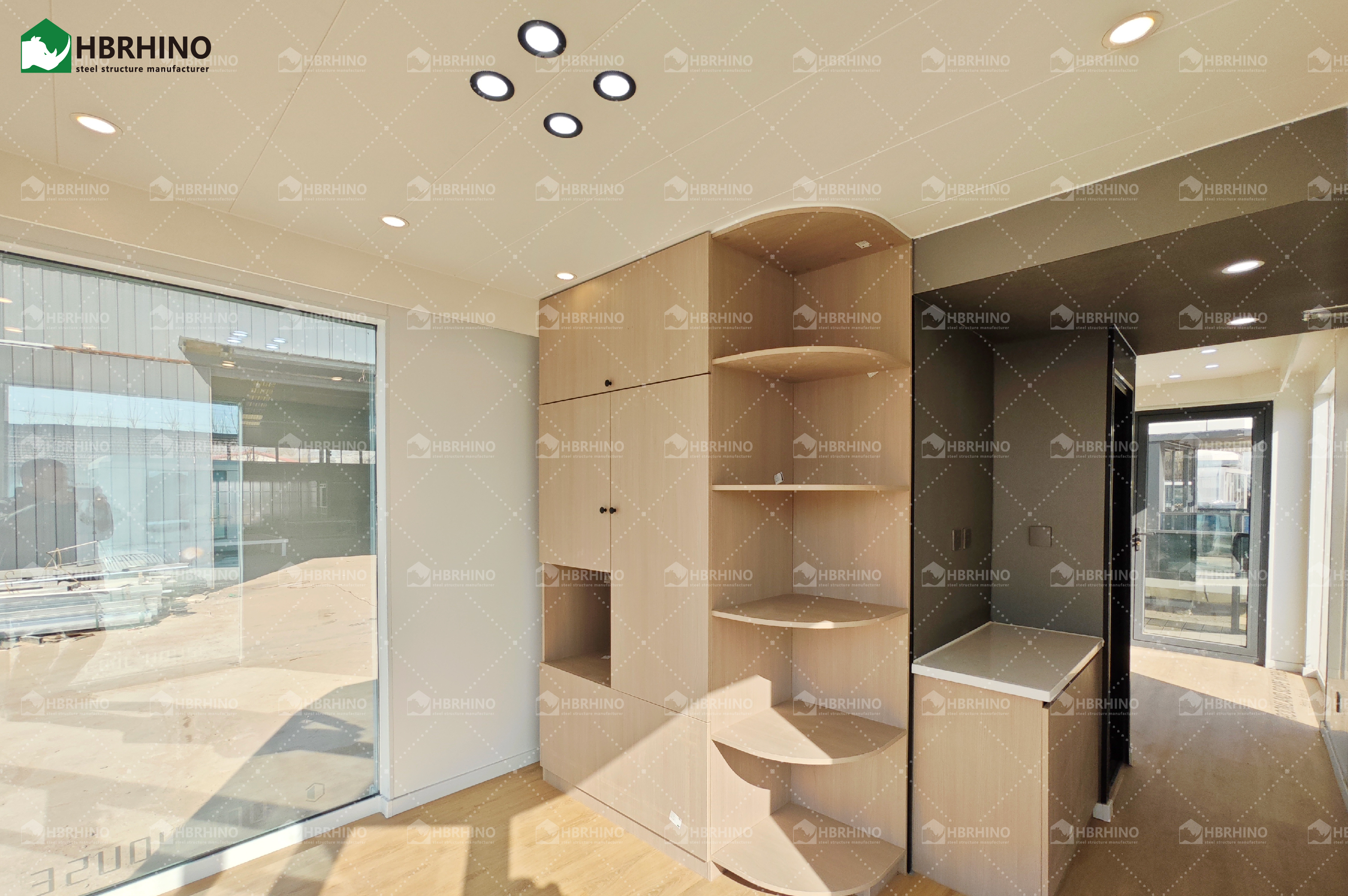 D2- Portable Thermal Insulation and Anti Corrosion Customized Cabin Pod Modern Unit Prefabricated Mobile Home Luxury Intelligent Space Cabin Villa