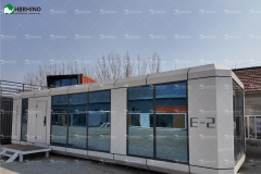 E2-model mobile spacecraft camping site intelligent integration prefabricated homestay