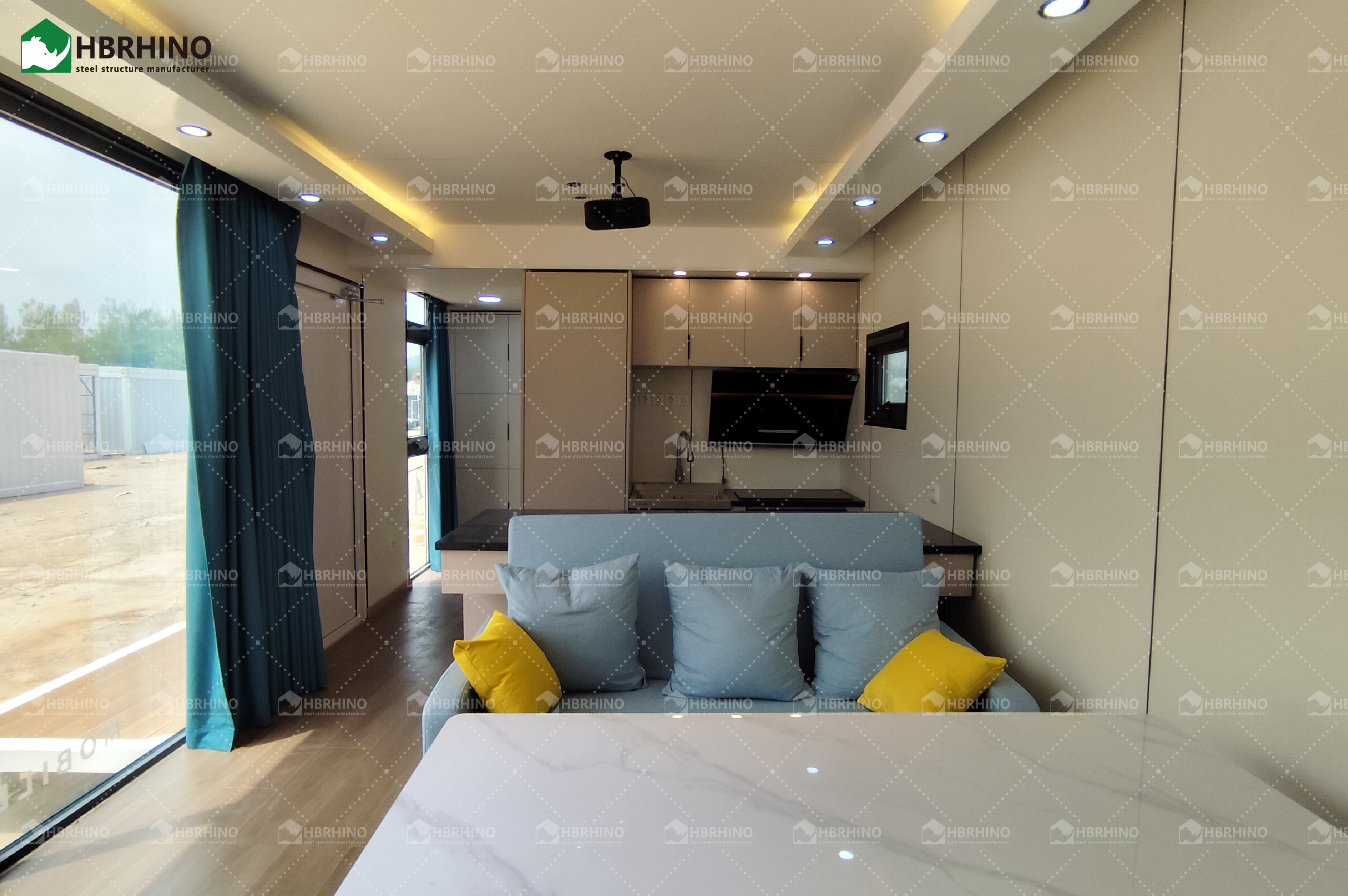 E2-model mobile spacecraft camping site intelligent integration prefabricated homestay