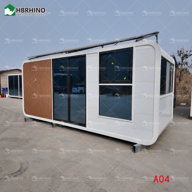 20FT Sleeping Prefabricated Home Commercial Apple Cabin House