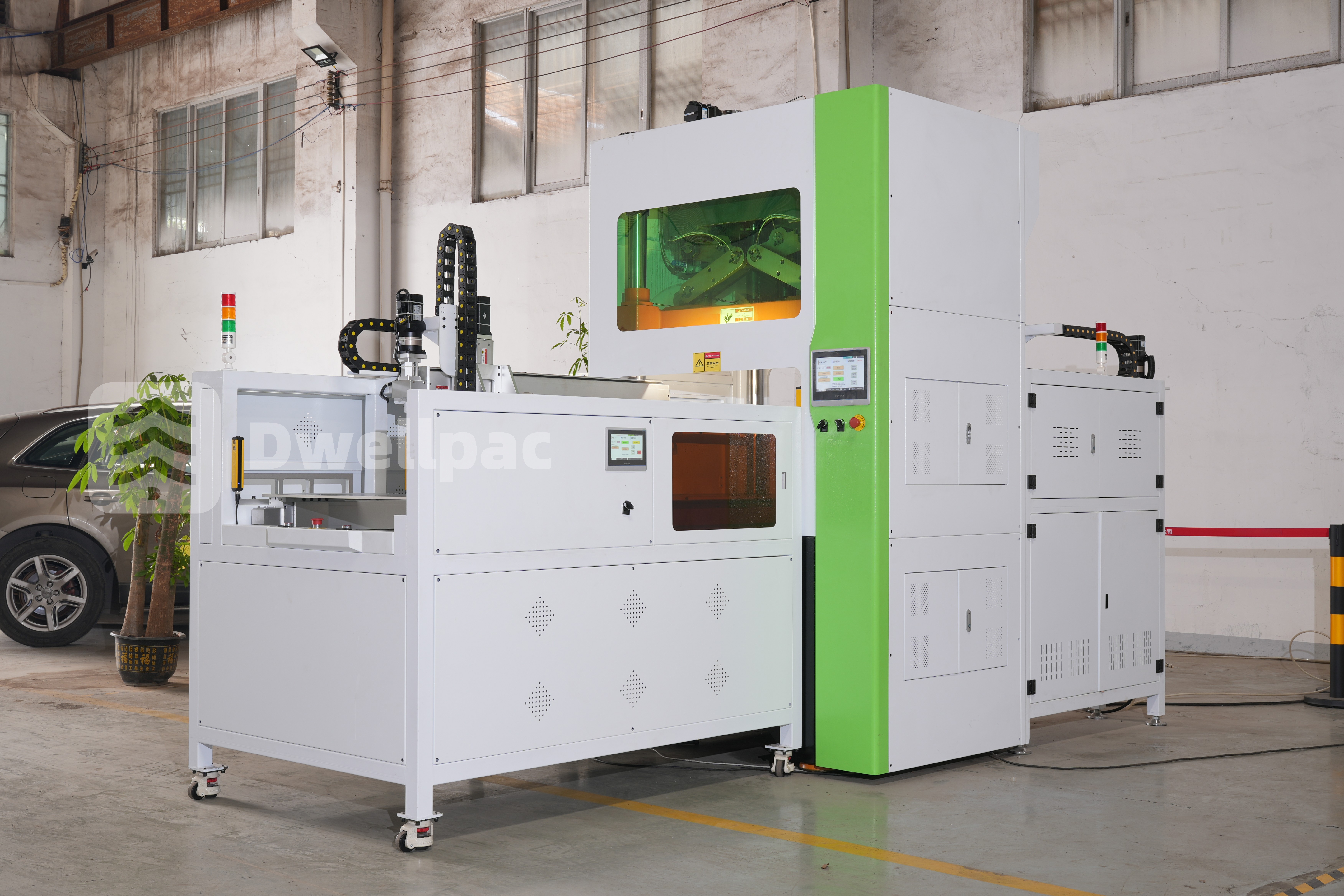 Dwellpac High-Speed Punching and Cutting Machine | Precision cutting, high-speed operation, suitable for pulp molding products, Model DWPC-MACH,High-Efficiency Pulp Molding Machines & Custom Molds | DWELLPAC,DWPC-MACH Pulp Molding Machinery - 80T Servo Precision
