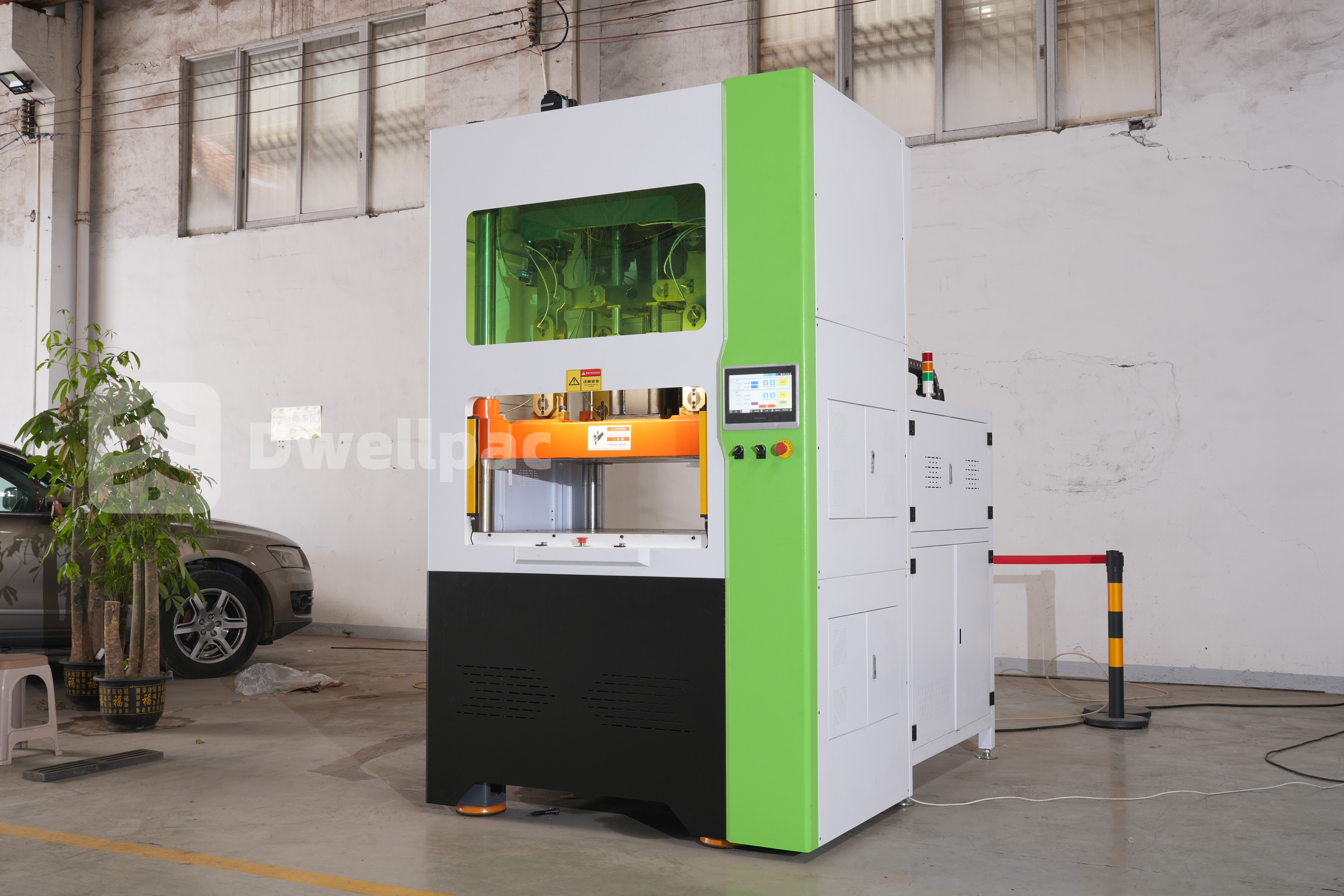 Dwellpac High-Speed Punching and Cutting Machine | Precision cutting, high-speed operation, suitable for pulp molding products, Model DWPC-MACH,High-Efficiency Pulp Molding Machines & Custom Molds | DWELLPAC,DWPC-MACH Pulp Molding Machinery - 80T Servo Precision