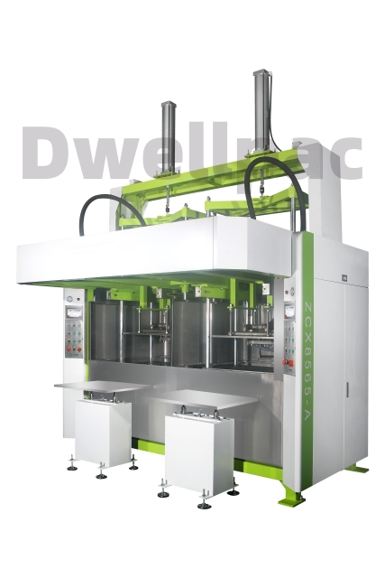 Dwellpac Intelligent Dual-Station Pulp Molding Machine | Semi-automatic dual-station, high-efficiency pulp molding, Model DWDS-MOLD,DWELLPAC,Dual-Station Pulp Molding Machine Manufacturers-High Output