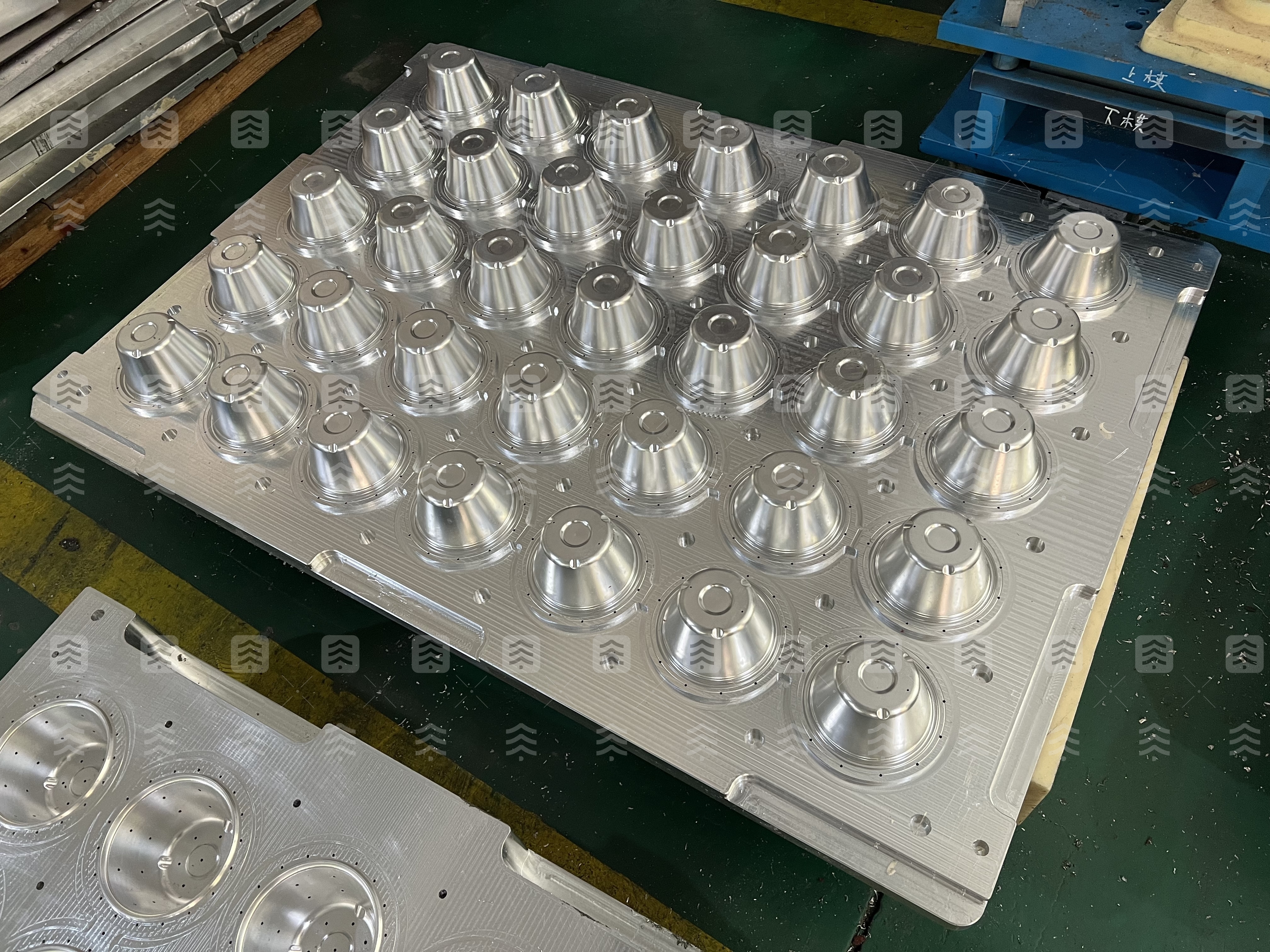 Dwellpac Precision Cup Lid Mold | Aluminum mold, designed for pulp molding, Model DWCL-MOLD,DWELLPAC,Dwellpac Precision Cup Lid Mold - Custom Pulp Molding Solutions