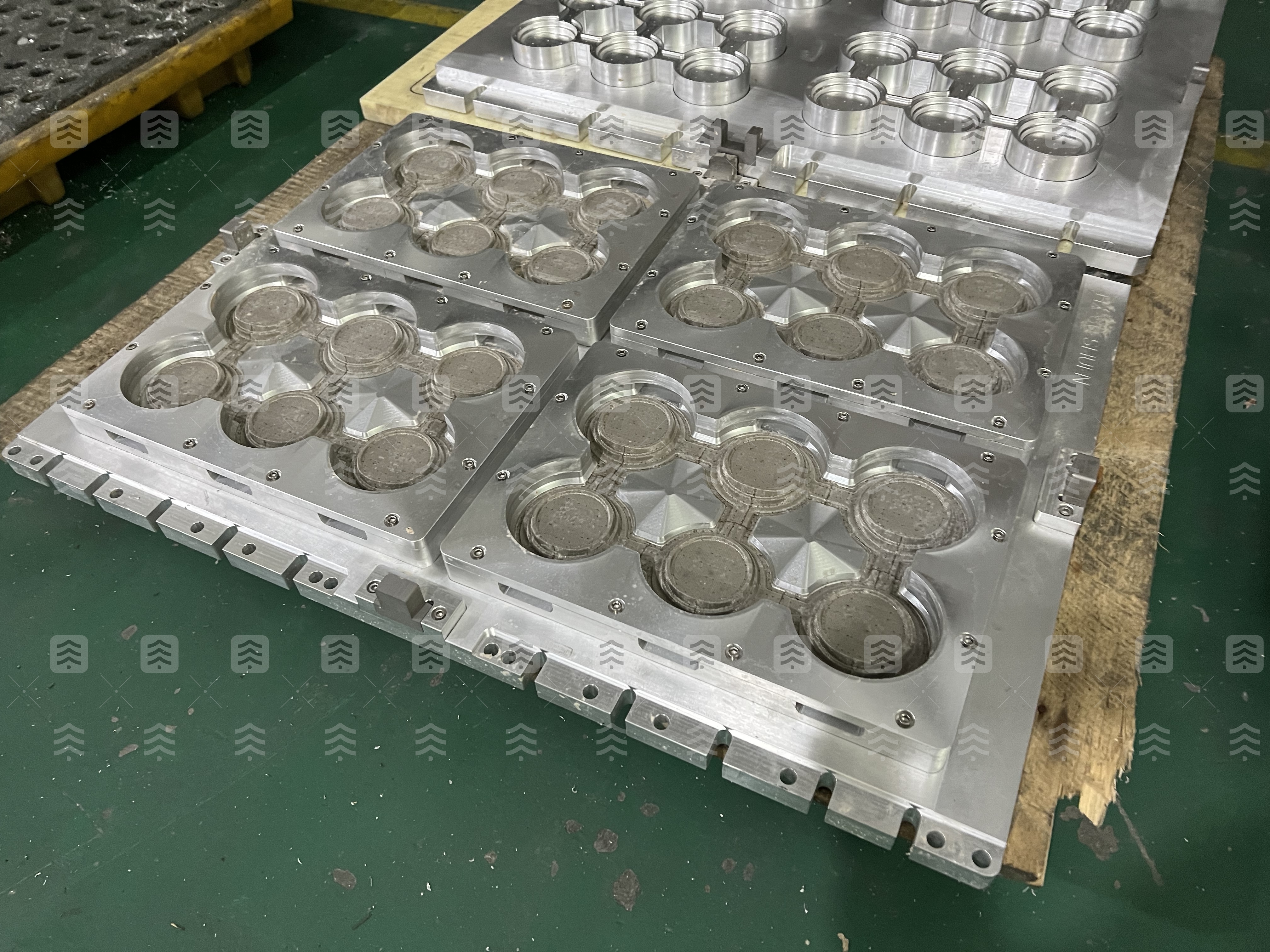 Dwellpac Precision Cup Lid Mold | Aluminum mold, designed for pulp molding, Model DWCL-MOLD,DWELLPAC,Dwellpac Precision Cup Lid Mold - Custom Pulp Molding Solutions