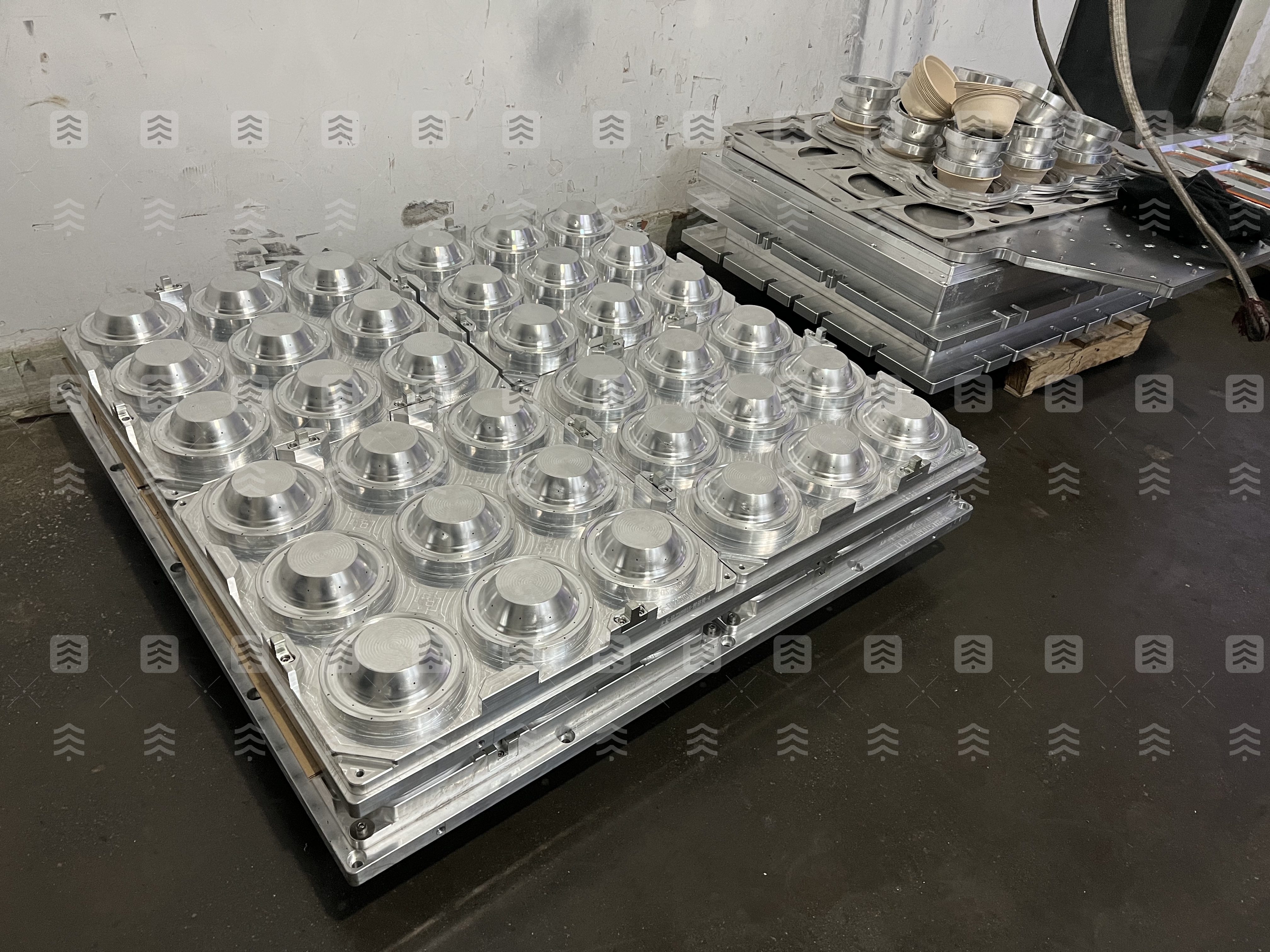 Dwellpac Precision Cup Lid Mold | Aluminum mold, designed for pulp molding, Model DWCL-MOLD,DWELLPAC,Dwellpac Precision Cup Lid Mold - Custom Pulp Molding Solutions
