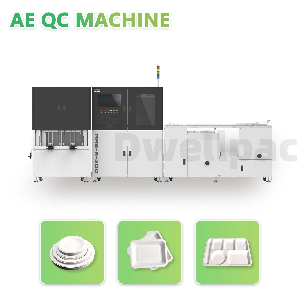 Dwellpac Plant Fiber Tableware QC Machine | Intelligent Detection & Sorting, Model DW-QC900,High-Efficiency Pulp Molding Machines & Custom Molds | DWELLPAC,Dwellpac Plant Fiber Tableware QC Machine | Intelligent Detection & Sorting, Model DW-QC900