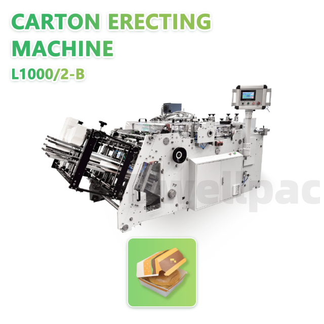 L1000/2 Series High-Speed Dual-Lane Carton Erecting Machine,DWELLPAC,Carton Erecting Machine(Double Lanes)L1000/2-A, L1000/2-C, L1350/2-A, L1000/2-B