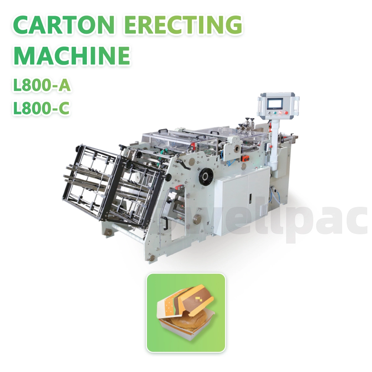 L800 Series Single Lane Carton Erecting Machine,DWELLPAC,Carton Erecting Machine(Single Lane) L800-A & L800-C