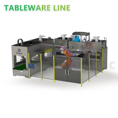 Dwellpac Pulp Tableware Line | Aluminum mold, suitable for pulp molding, Model DW-AFR-9898-F2H2T2,DWELLPAC,Dwellpac Pulp Tableware Machine - High-Precision Production