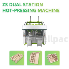 Dwellpac Intelligent Dual-Station Pulp Molding Machine | Semi-automatic dual-station, high-efficiency pulp molding, Model DWDS-MOLD,DWELLPAC,Dual-Station Pulp Molding Machine Manufacturers-High Output