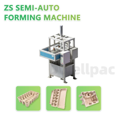 Semi-Automatic Hot Press Machine for Molded Pulp Products | DWSS-MACH,DWELLPAC,Semi-Automatic Hot Press Machine for Molded Pulp Products