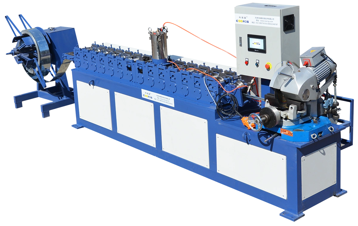 TDC flange forming machine for HVAC duct production