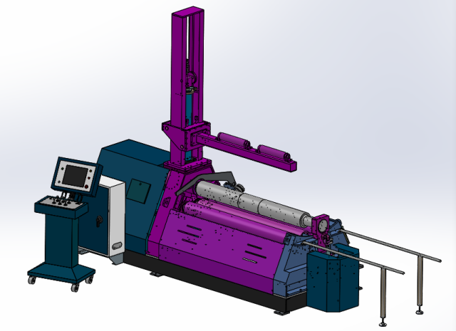 Four Roll Plate Bending Machine