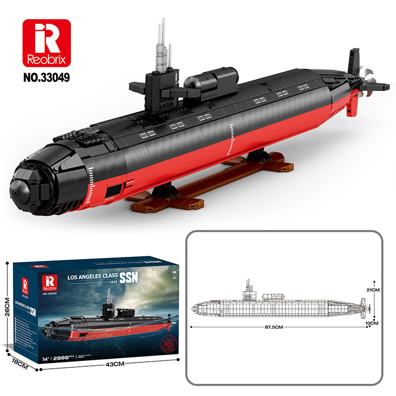 Reobrix 33049 - Los Angeles-class SSN 1:125