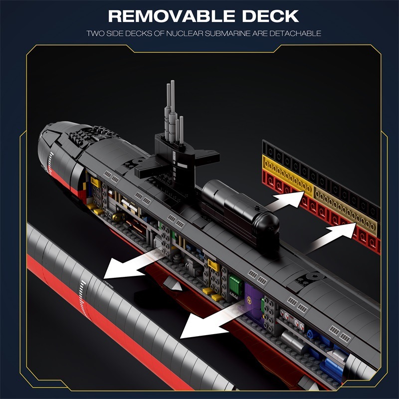 Reobrix 33049 - Los Angeles-class SSN 1:125