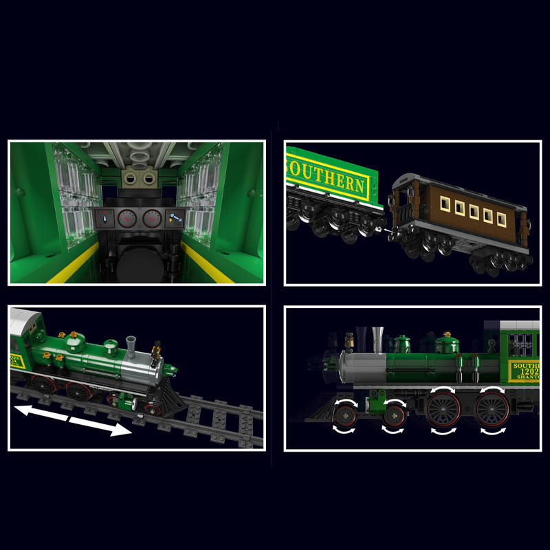 MOULD KING 12024 - 4-4-0 Steam Locomotive