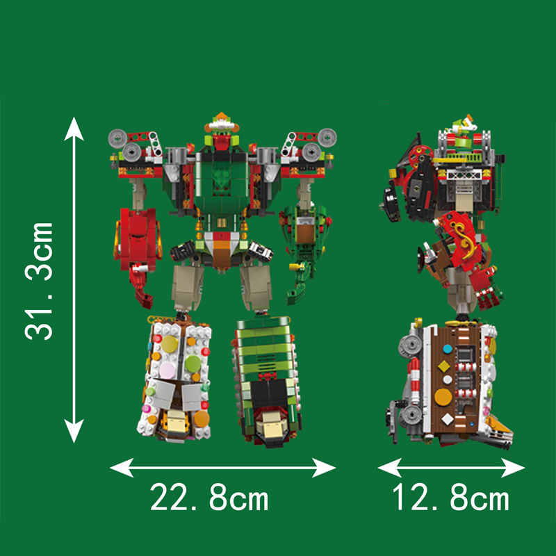 MOULD KING 12028 - Christmas Train Transformer