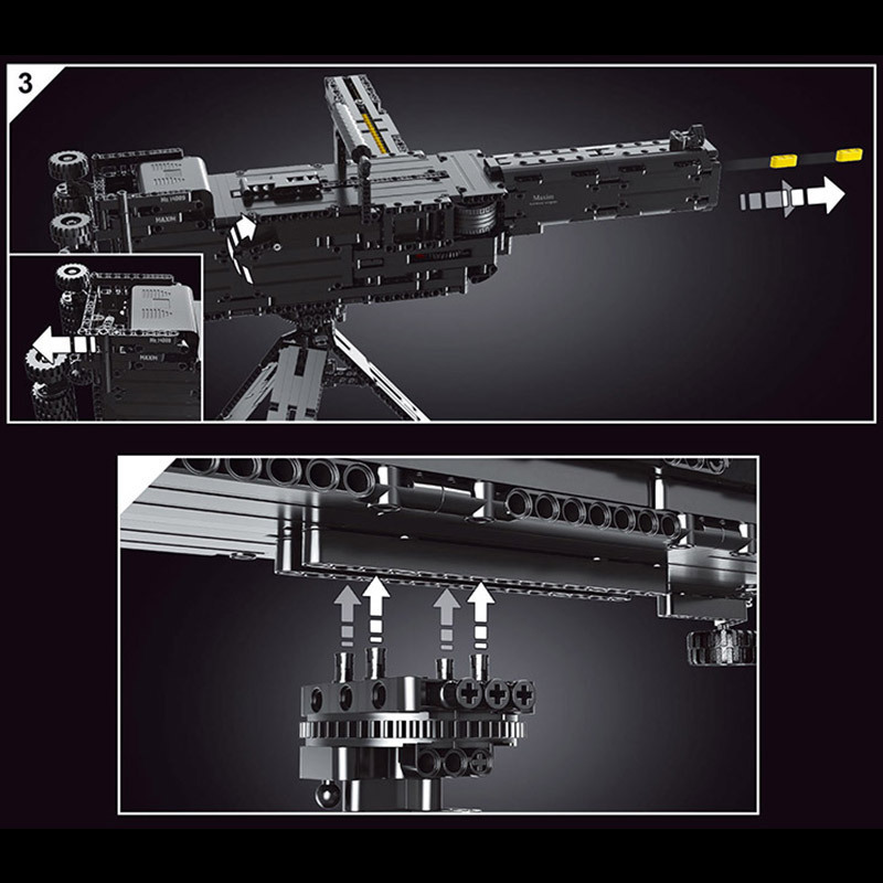 MOULD KING 14009 - Maxim Gun