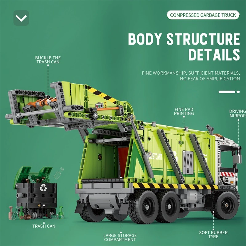 Reobrix 22022 - Compressed Garbage Truck