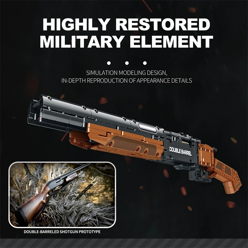 Reobrix 77028 - Double-barreled Shotgun