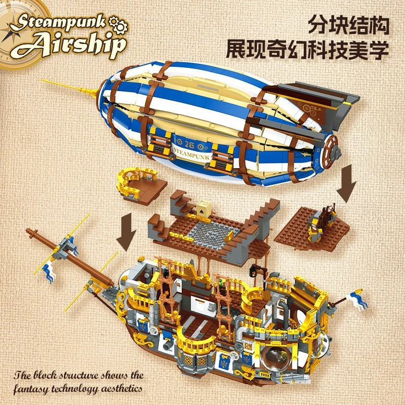 JieStar JJ9126 - Steampunk Spaceship